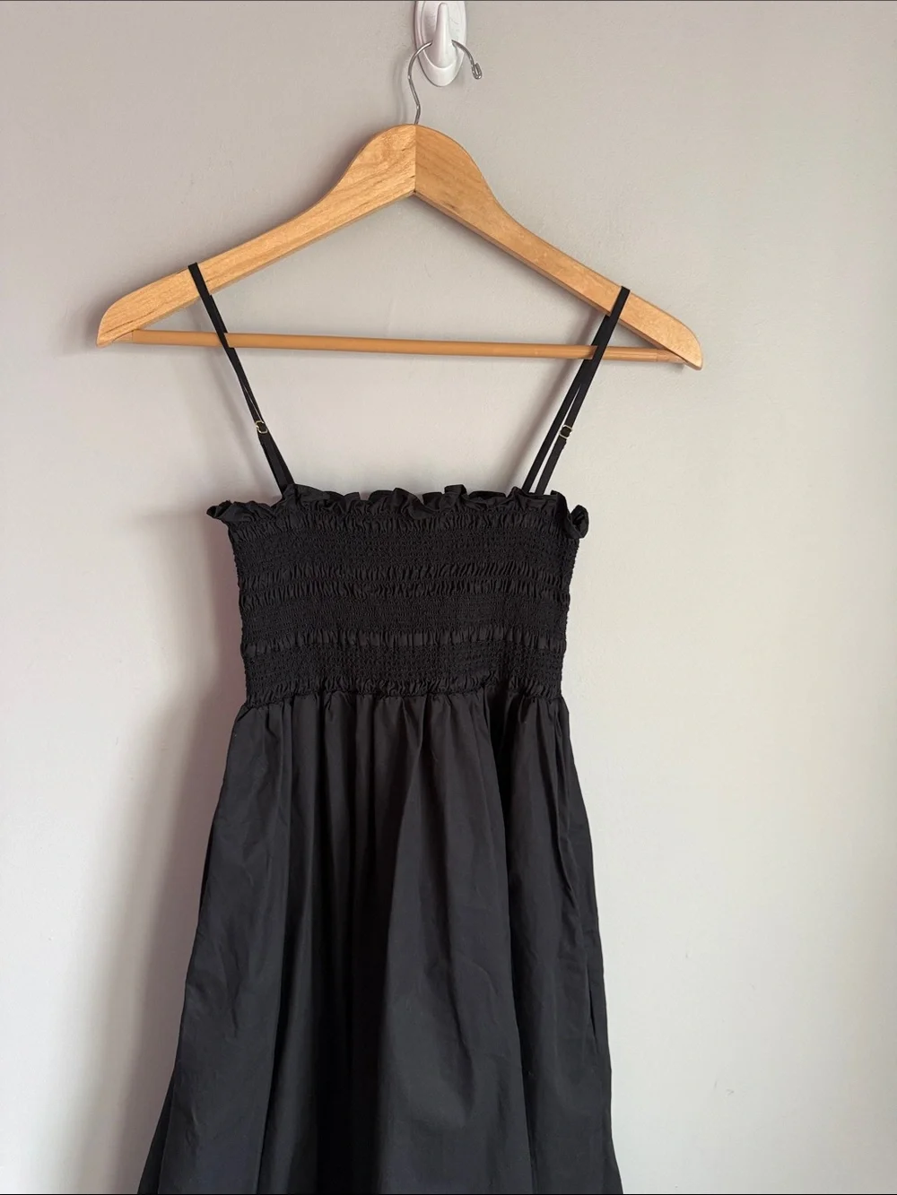 Tory Burch Smocked Midi Dress in Cotton XS